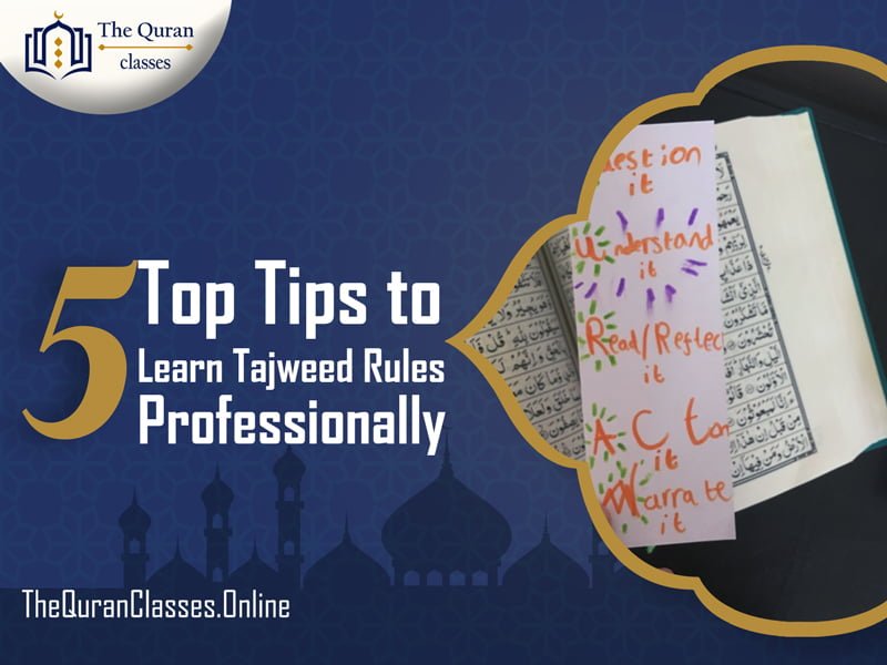 How To Learn Tajweed Rules Professionally ? | The Quran Classes